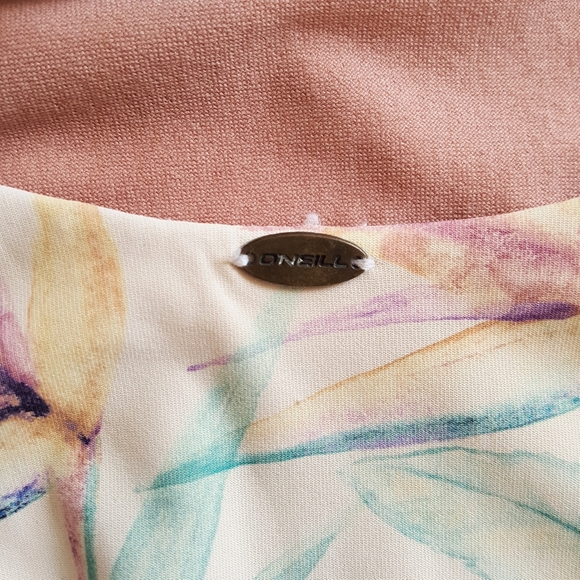 O'Neill Knotted Back Floral One Piece - Picture 8 of 9